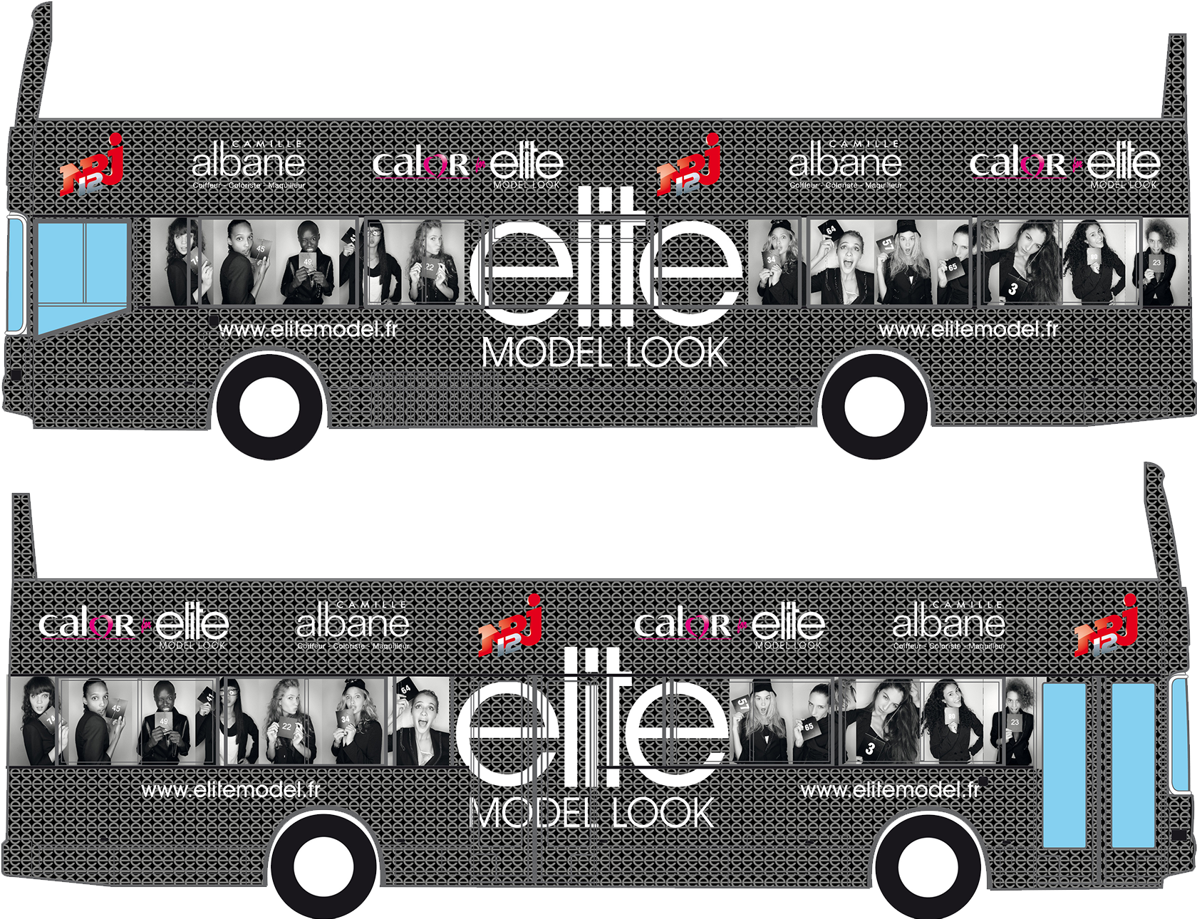 Elite Model Look 2009 total covering campaign