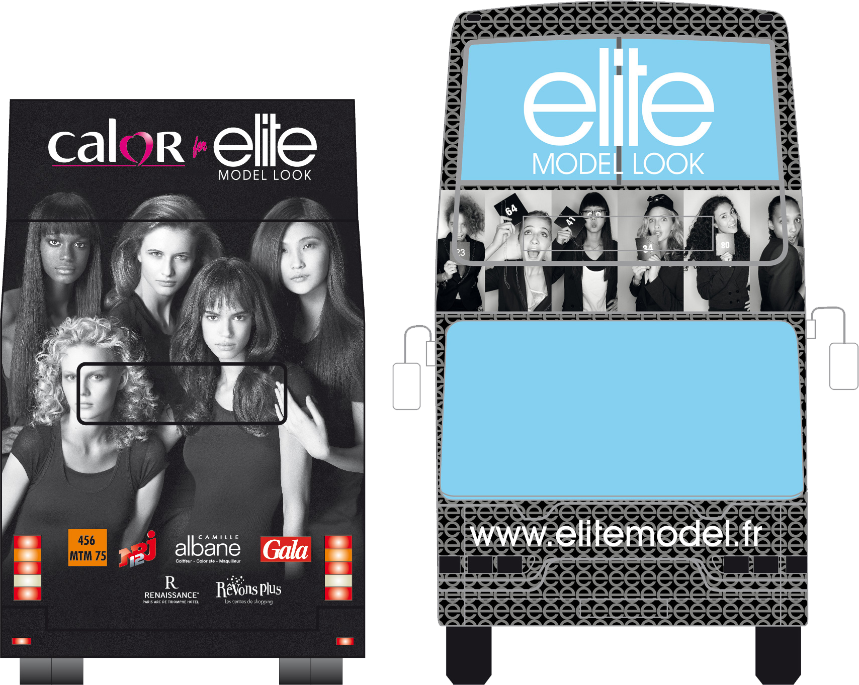 Elite Model Look 2009 total covering campaign