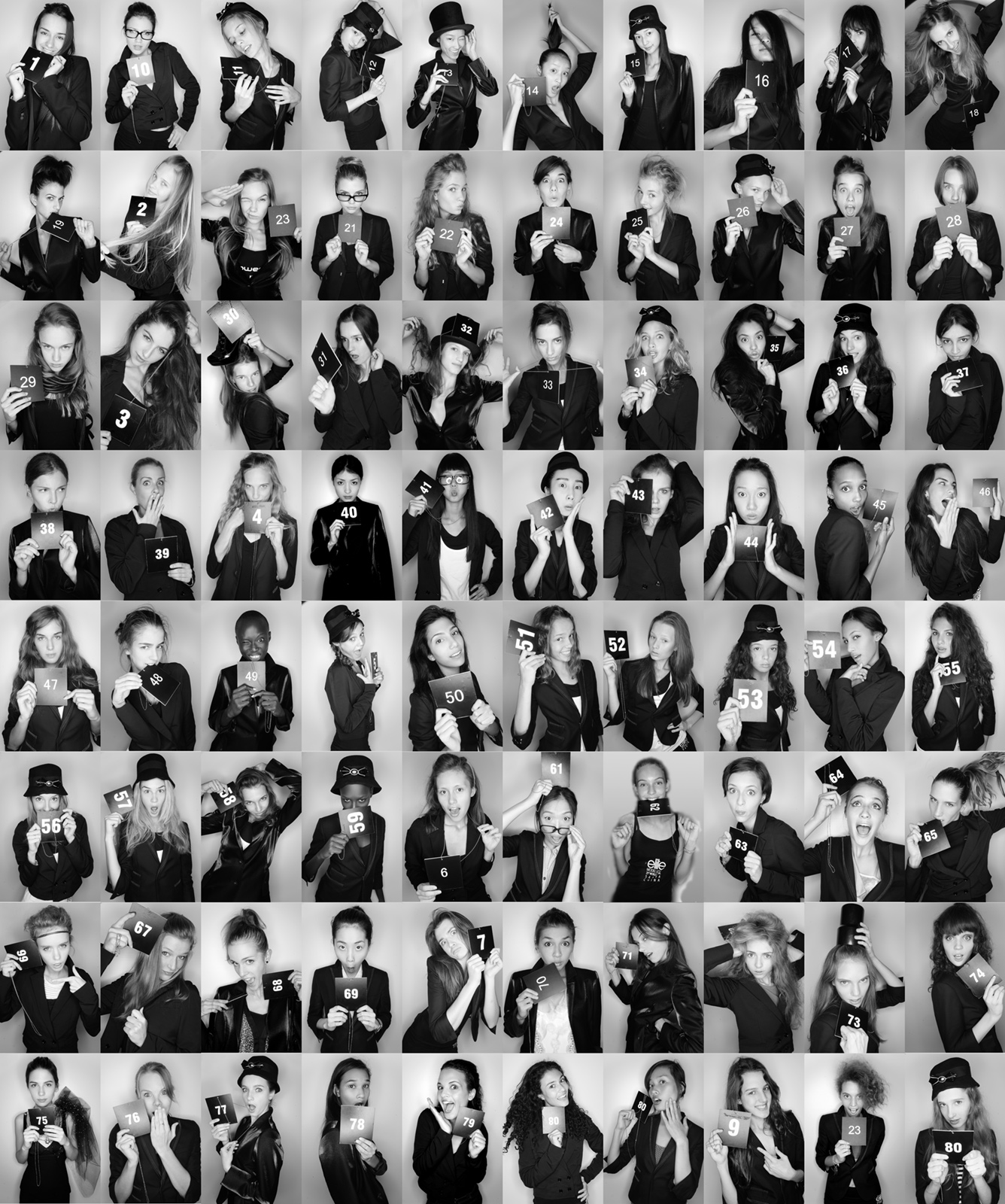 Elite Model Look 2009 total covering campaign